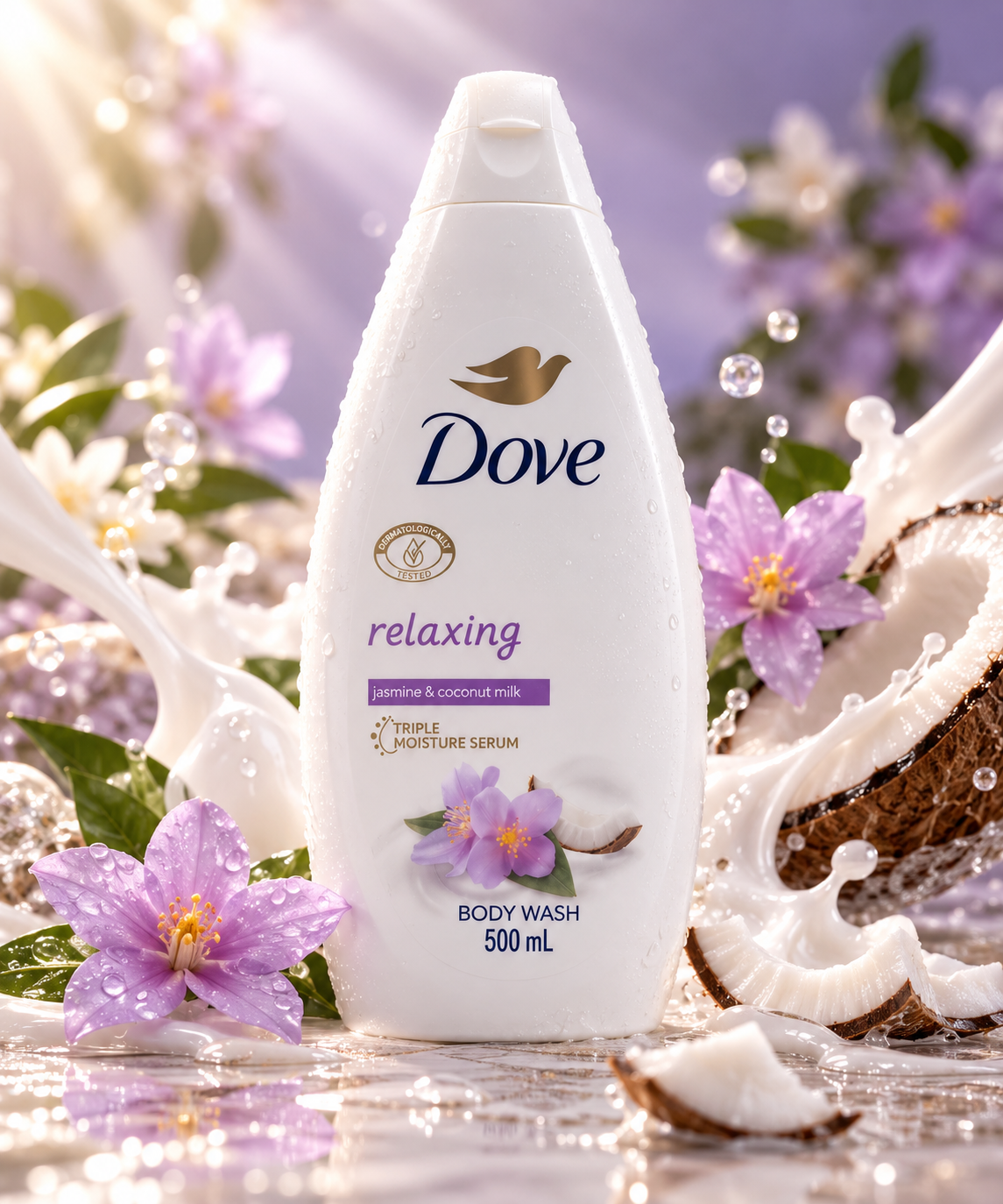 Relaxing Jasmine & Coconut Milk Body Wash
