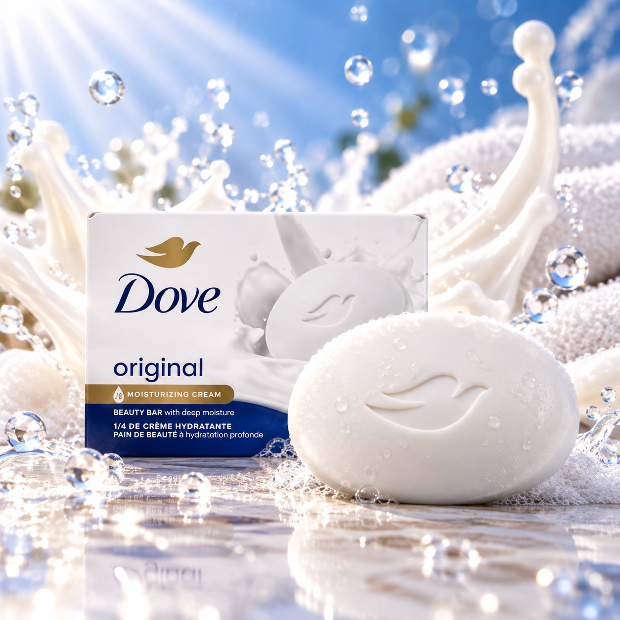 Dove White Moisturizing Cream Beauty Bar