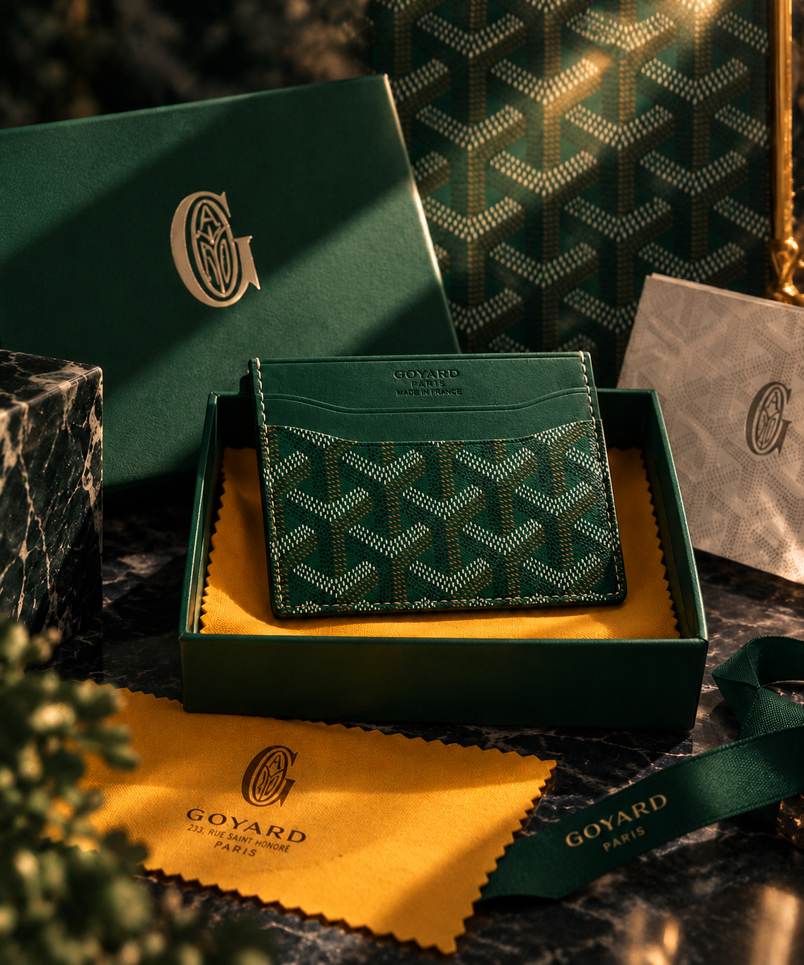 Goyard Wallet — Green
